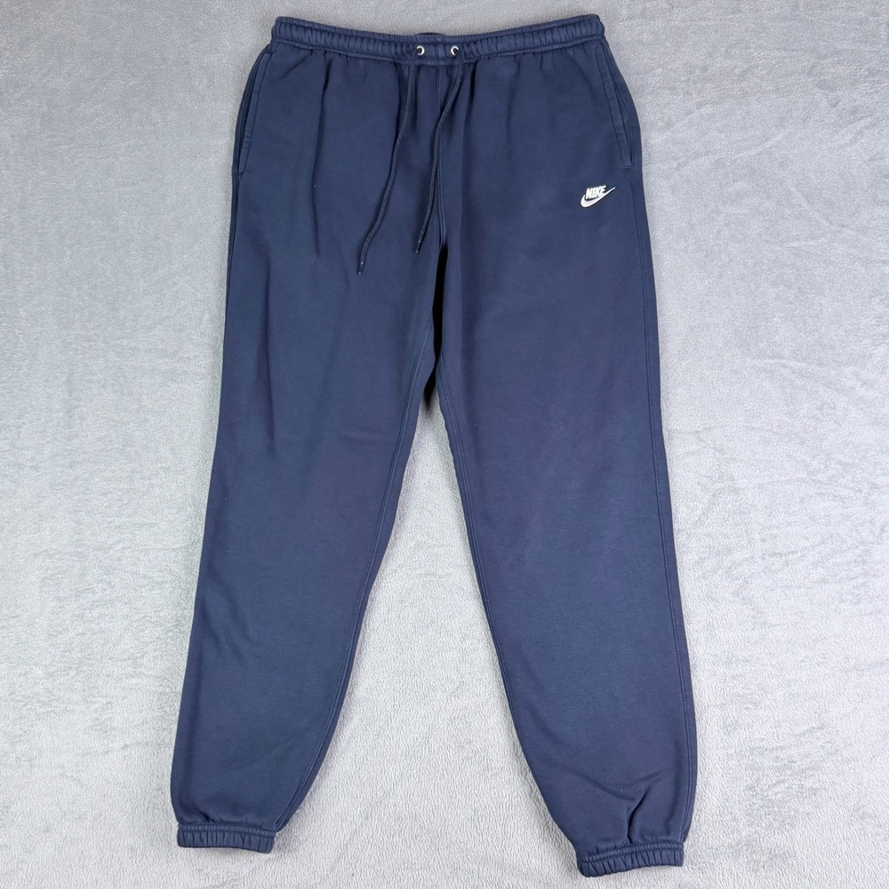 Nike Sportswear Club Fleece Jogger Pants Sweatpants Navy Blue FN3808-451 Large